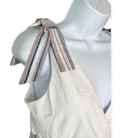 Anthropologie White and Blue Striped Top - Picture 6 of 11